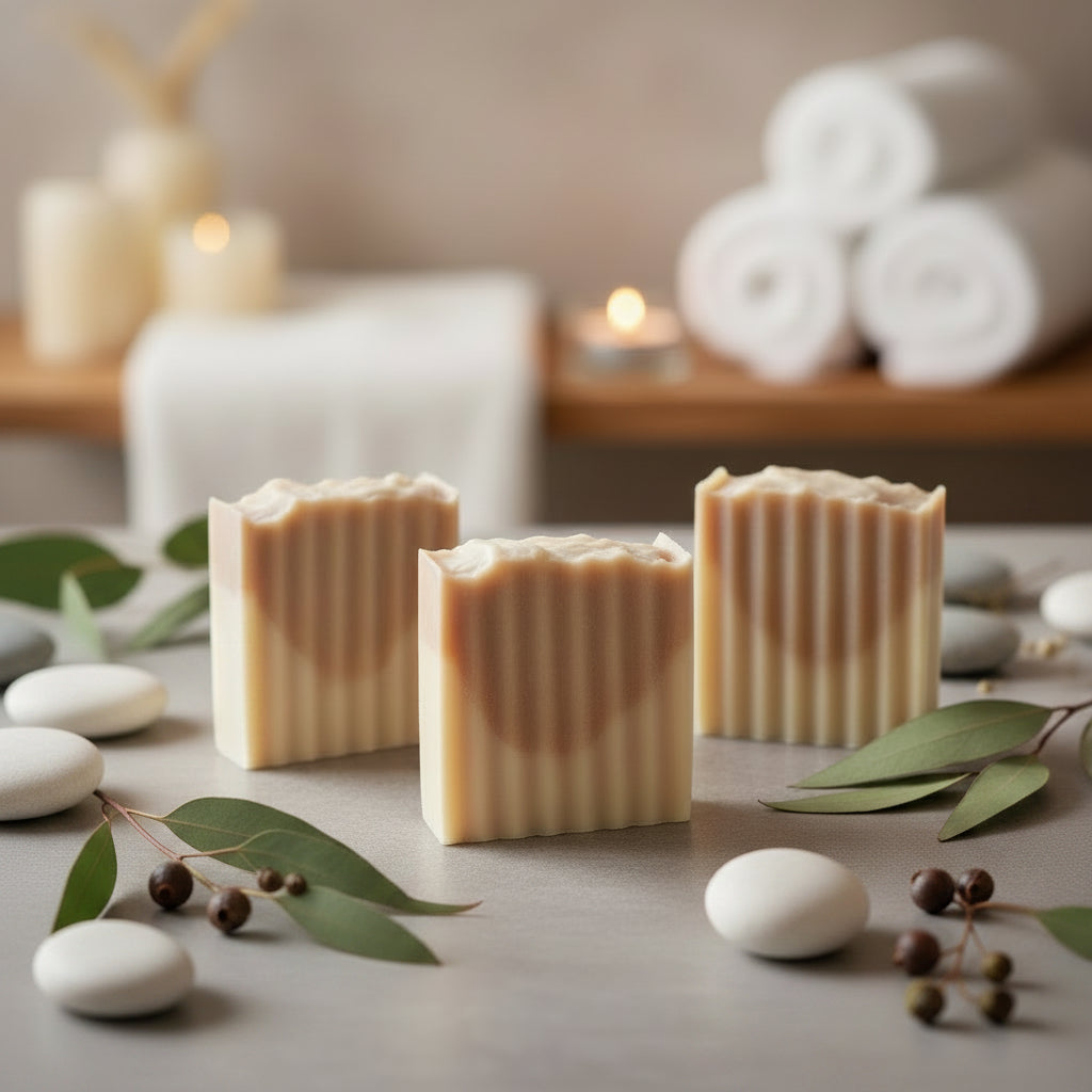 Golden Citrus Bloom Artisan Soap | Handcrafted Bar