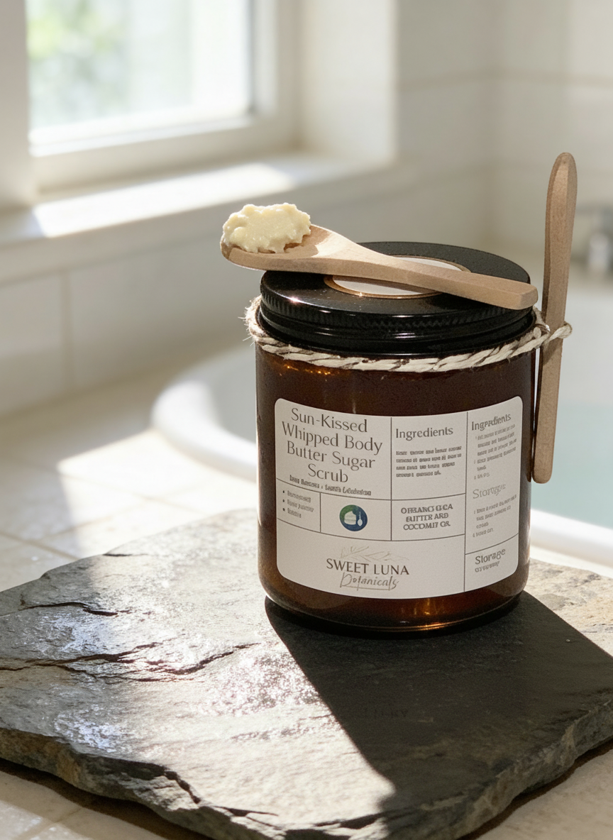 Sun-Kissed Shea Butter & Sugar Whipped Body Scrub