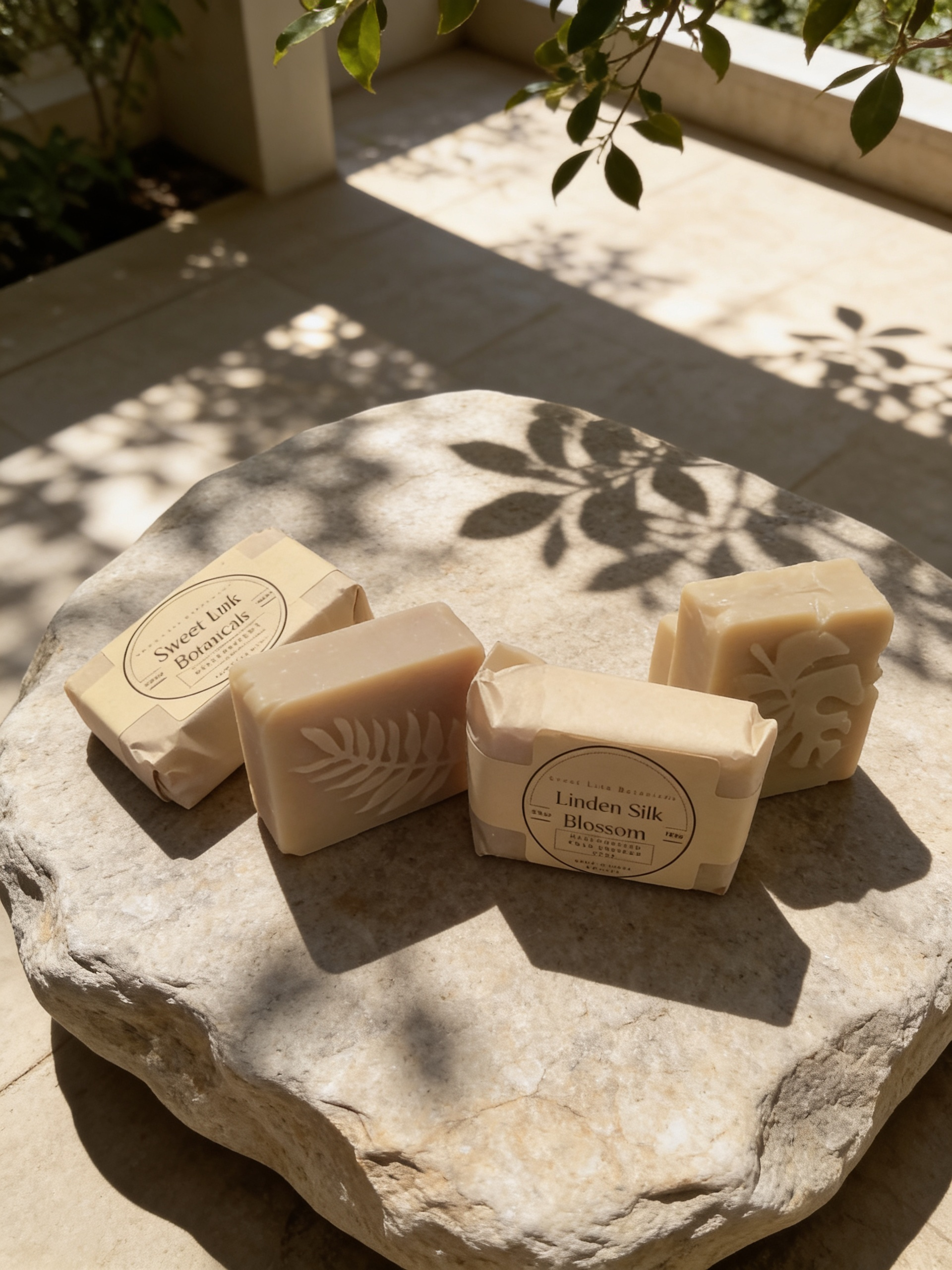 Linden Silk Blossom Artisan Soap | Botanical Handcrafted Bar