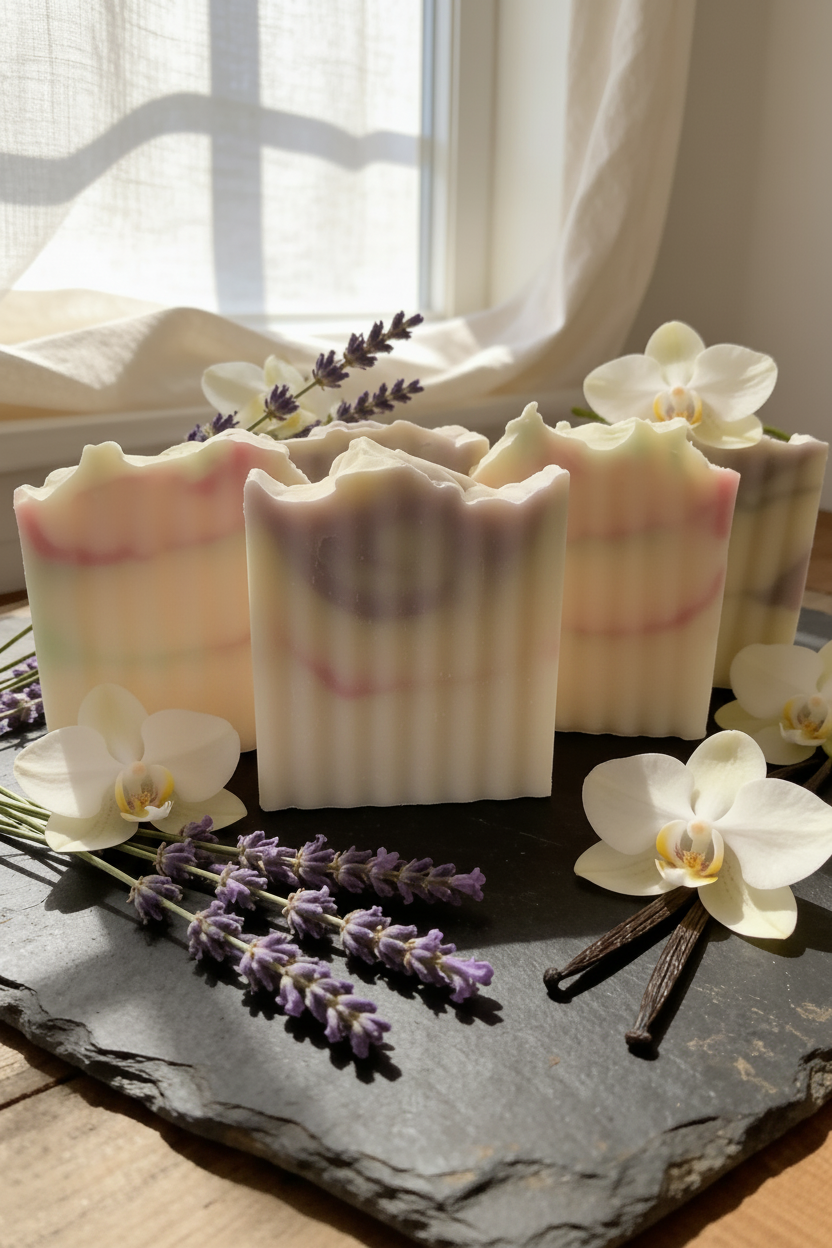 Tilo and Sandalwood Artisan Soap | Botanical Handcrafted Bar