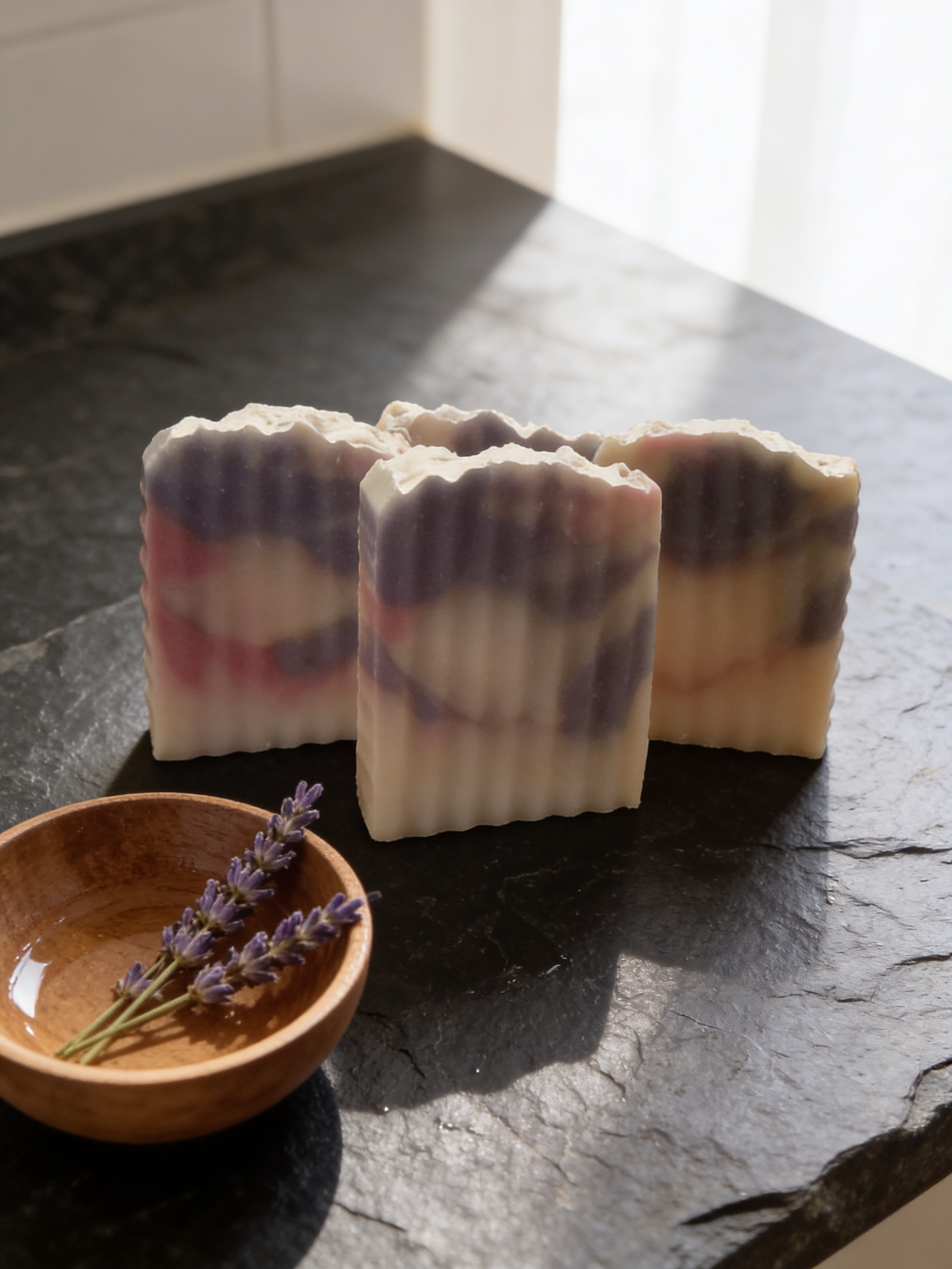 Lavender Chamomile Silk Artisan Soap | Botanical Handcrafted Bar